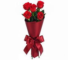 Букет 5 Красных роз Эдлесс Лав в Дебесы