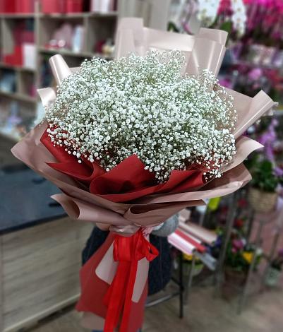 Букет цветов из: Гипсофила в Дебесы