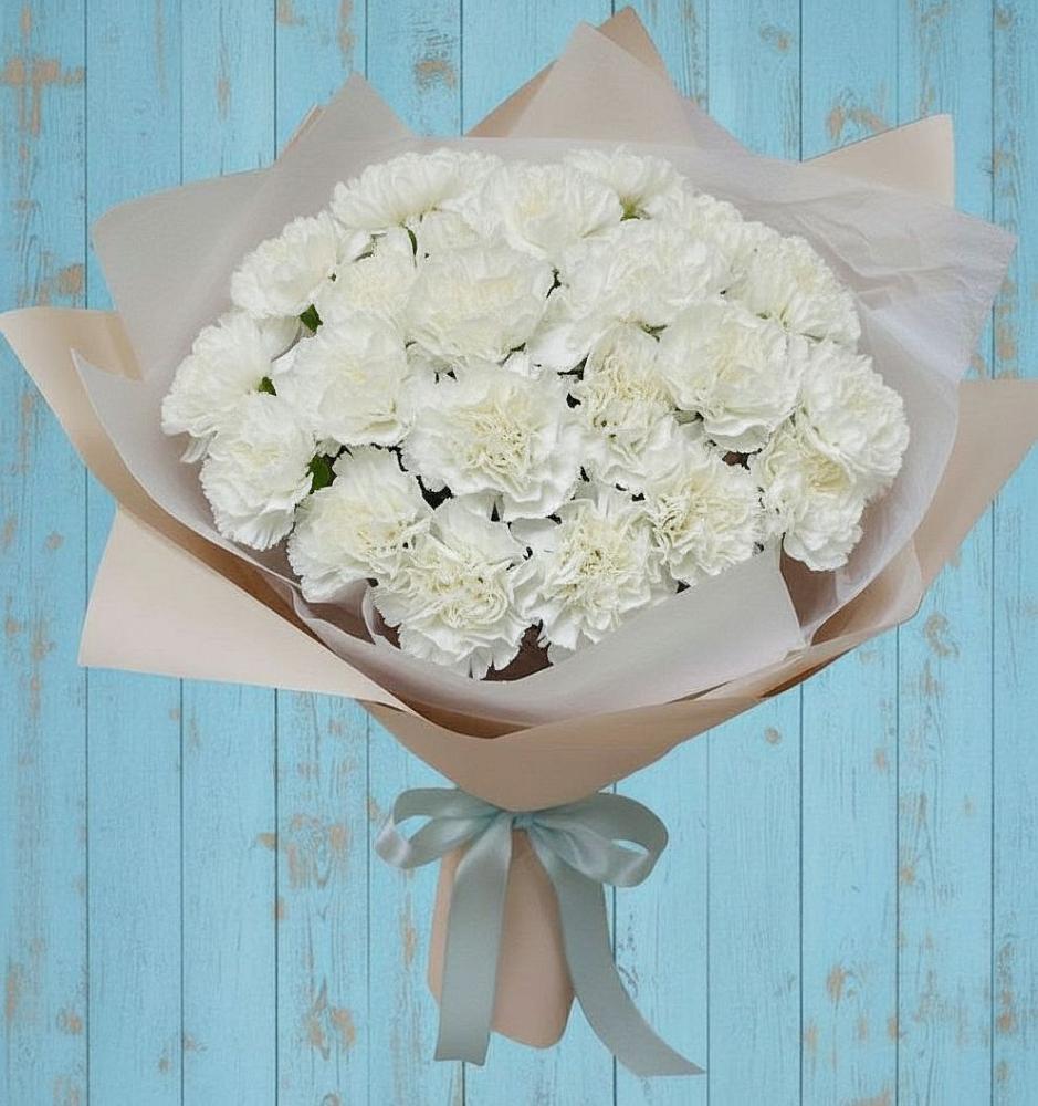 Букет цветов из: Гвоздики в Дебесы