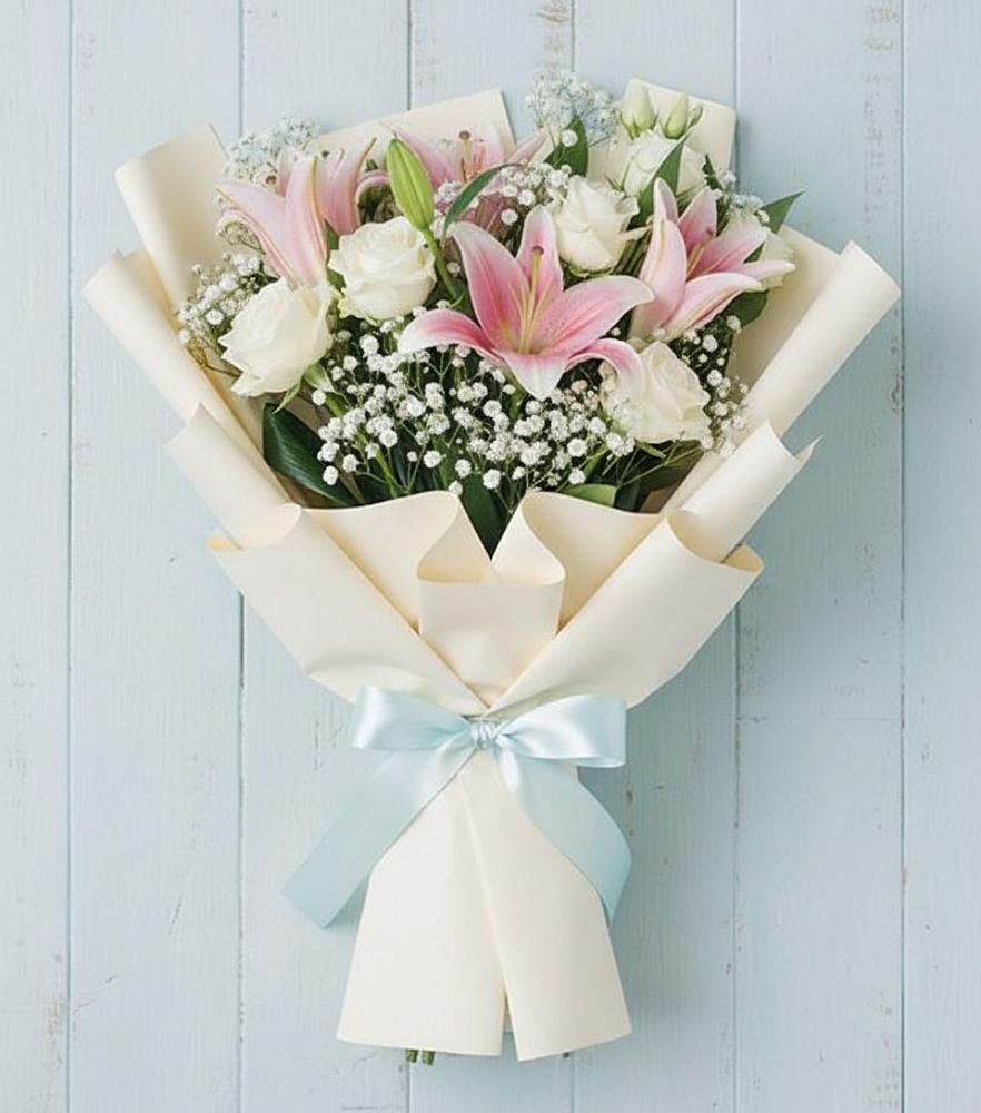 Букет цветов из: Лилии в Дебесы