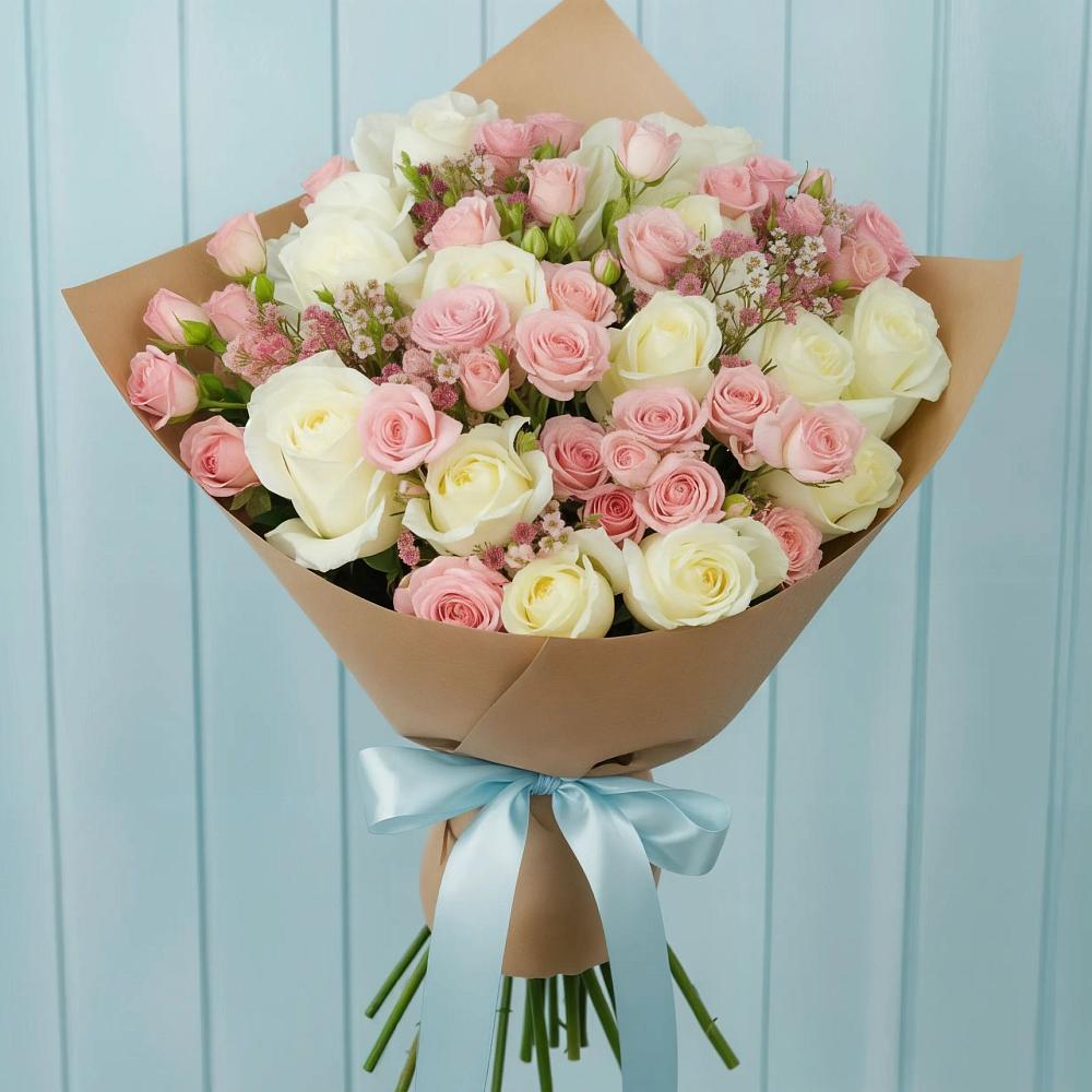 Букет цветов из: Розы в Дебесы