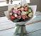 Букет цветов из: Розы, Лизиантусы и Гвоздики в Дебесы