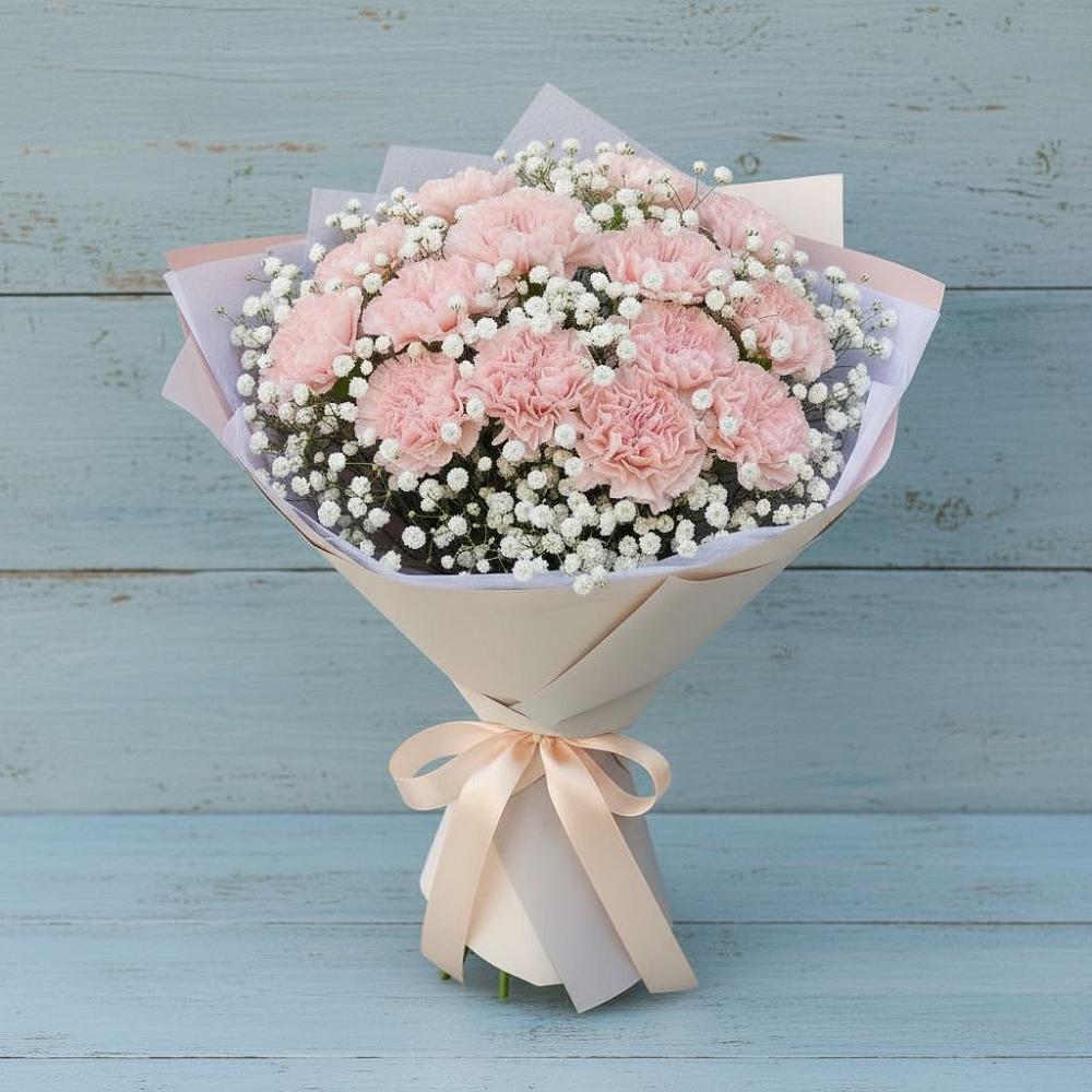 Букет цветов из: Гвоздики в Дебесы