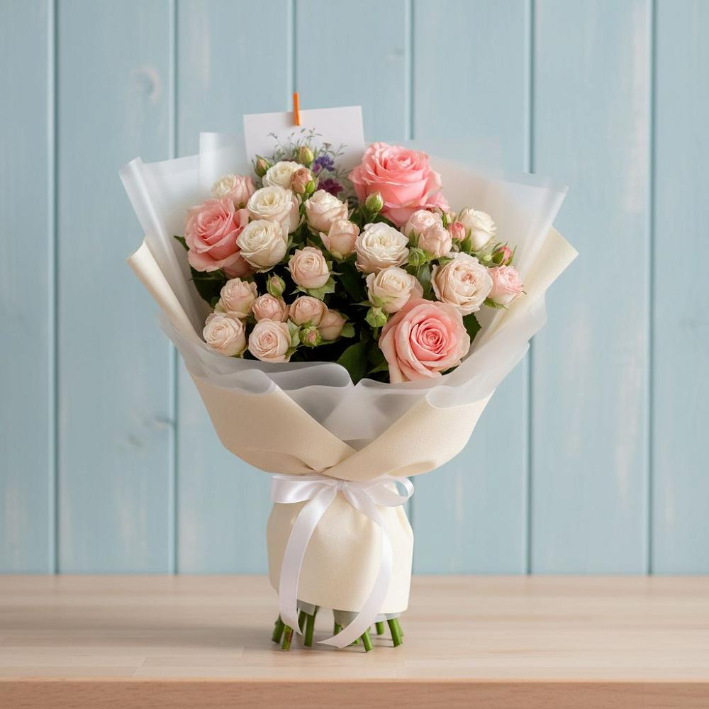 Букет цветов из: Розы в Дебесы