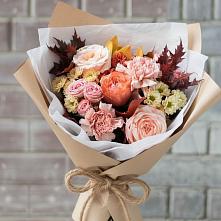 Букет цветов из:  Гвоздики, Хризантемы и Розы в Дебесы