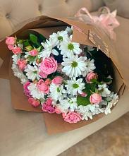 Букет цветов из:  Розы и Хризантемы #REPLACE_PRED# Дебесы