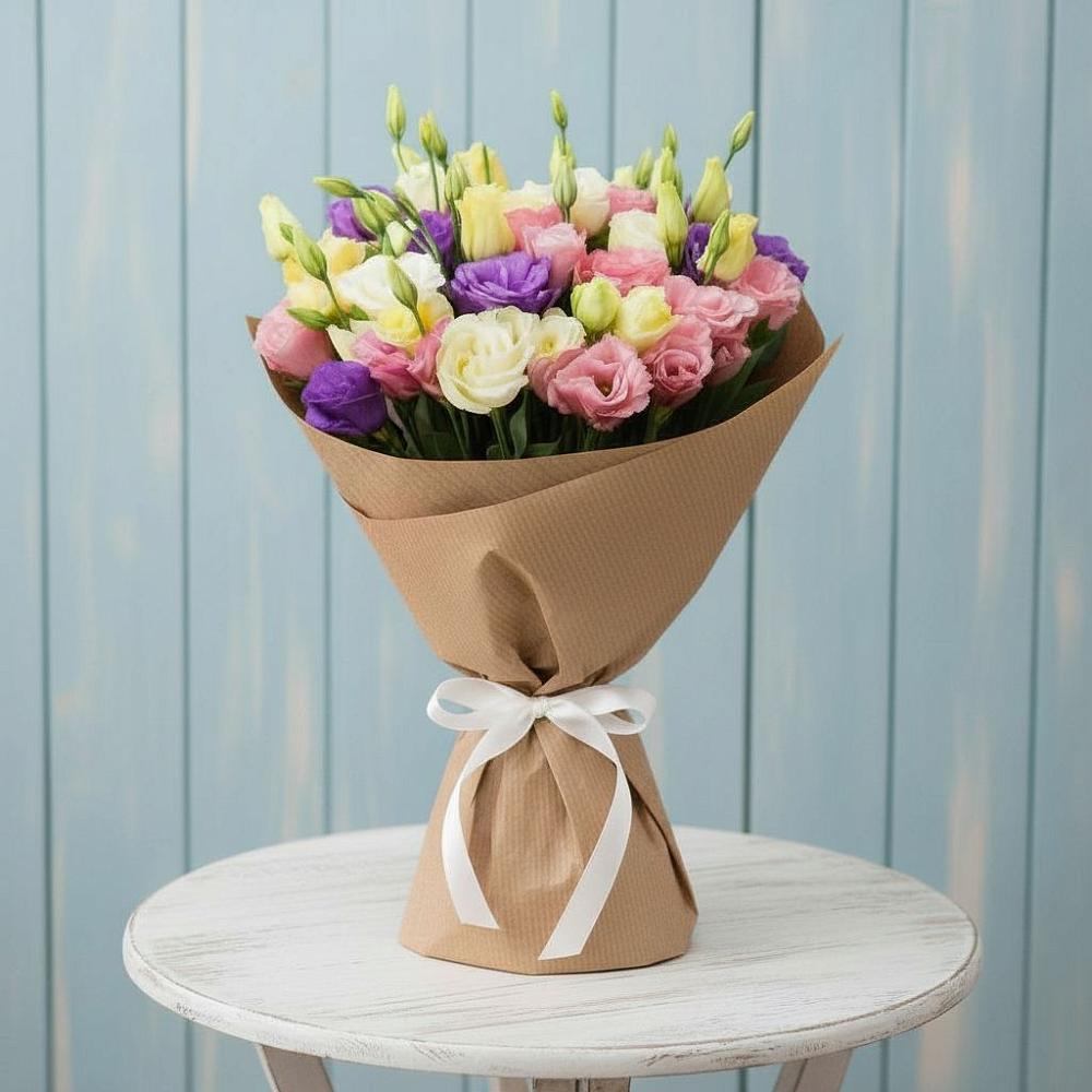 Букет цветов из: Лизиантусы в Дебесы