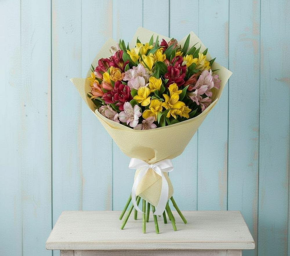 Букет цветов из: Альстромерии в Дебесы