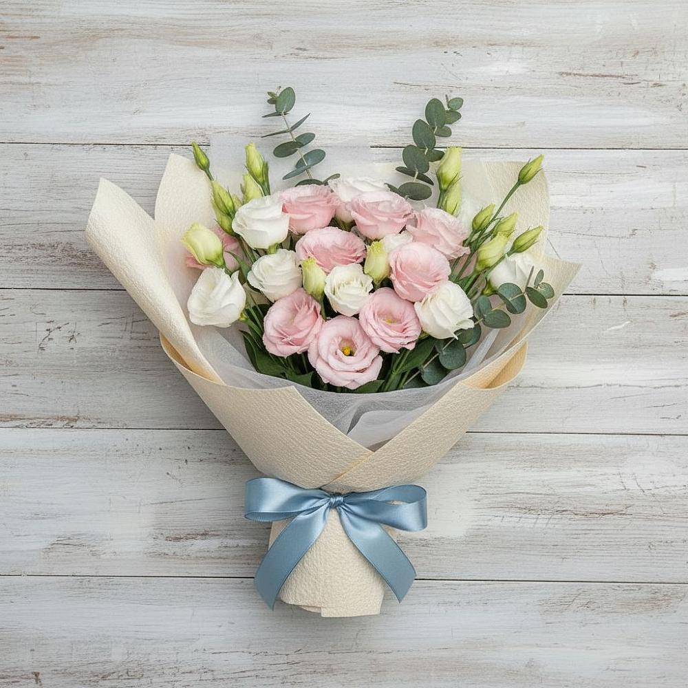 Букет цветов из: Лизиантусы в Дебесы